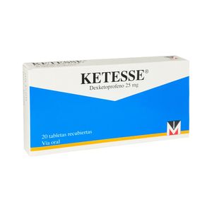 Ketesse 25 mg Tabletas Recubiertas - Blíster 10 und