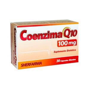 Coenzima Q10 100 mg  Cápsulas Blandas - Caja 30 und