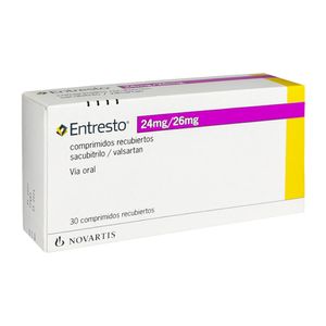 Entresto 24 mg + 26 mg Comprimidos Recubiertos - Caja 30 und