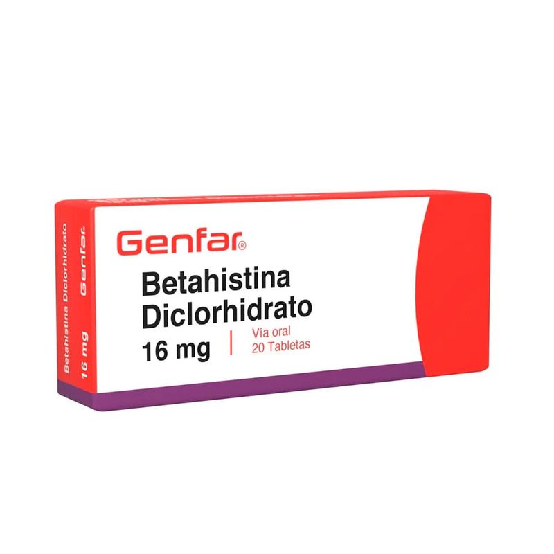 Betahistina-Diclorhidrato-16-mg-GF-Tabletas---Caja-20-und