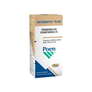 Gotabiotic Plus 0.3% + 0.1% Suspensión Oftálmica - Frasco 5 ml
