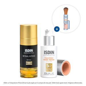 Pack Isdin Retinal Intense Serum 50 ml + Fusion Water Magic Repair Color 50 ml