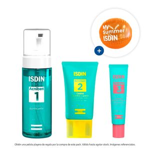 Pack Isdin Acniben Limpiador 150ml + Gel 40ml + Spot Gel 15ml
