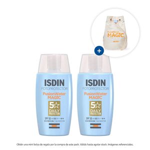 Pack x 2 Isdin Fotoprotector Fusion Water Magic SPF50 50 ml c/u