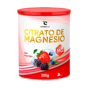 Citracel Citrato de Magnesio Sabor Frutos Rojos - Lata 300 g