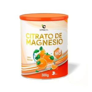 Citracel Citrato de Magnesio Sabor Naranja - Lata 300 g
