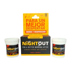 Fast&Up Night Out Tabletas Efervescentes Sabor Naranja - Pack 2 und (3 und c/u)