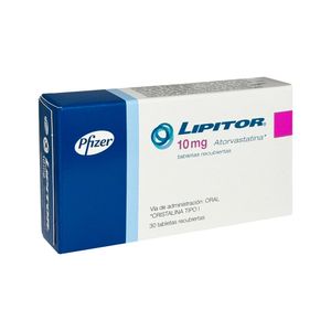 Lipitor 10 mg Tabletas Recubiertas - Caja 30 und