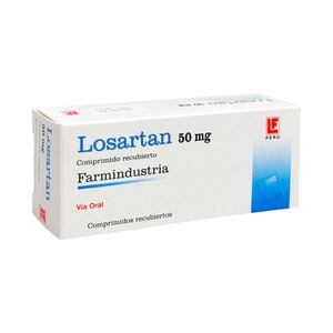 Losartan 50 mg FI Tabletas Recubiertas - Blíster 10 und