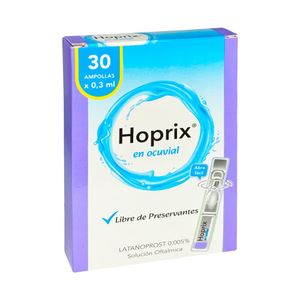 Hoprix en Ocuvial 0.005% Solución Oftálmica - Caja 30 und