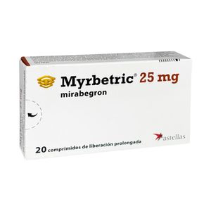 Myrbetric 25 mg Comprimidos de Liberación Prolongada - Caja 20 und