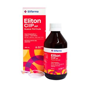 Eliton Cip Ap 2.5 mg + 6.25 mg + 312.5 mg /5 ml Solución Oral - Frasco 230 ml