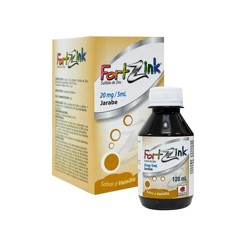 Fortzink-20-mg-5-ml-Jarabe-Sabor-Vainilla---Frasco-120-ml