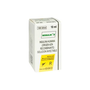 Wosulin R 100 UI/ml Solución Inyectable - Frasco 10 ml