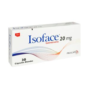 Isoface 20 mg Cápsulas Blandas - Caja 30 und