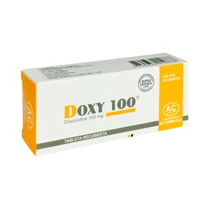 Doxy 100 mg Tabletas Recubiertas - Blíster 10 und