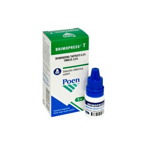 Brimopress T 0.2% + 0.5% Solución Oftálmica - Frasco 5 ml
