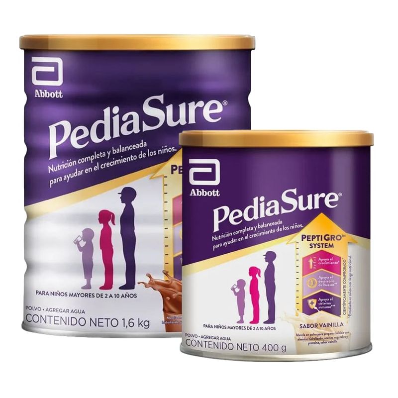 pack-pediasure-peptigro-en-polvo-sabor-chocolate-16-kg-sabor-vainilla-400-g
