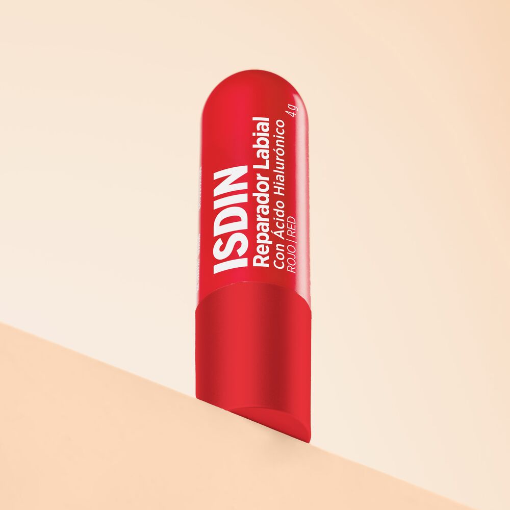 Isdin Reparador Labial con Ácido Hialurónico Color Rojo 4 g Precio ...