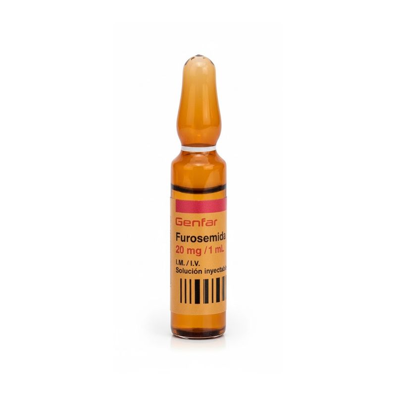 Furosemida 20 mg/2 ml GF Solución Inyectable
