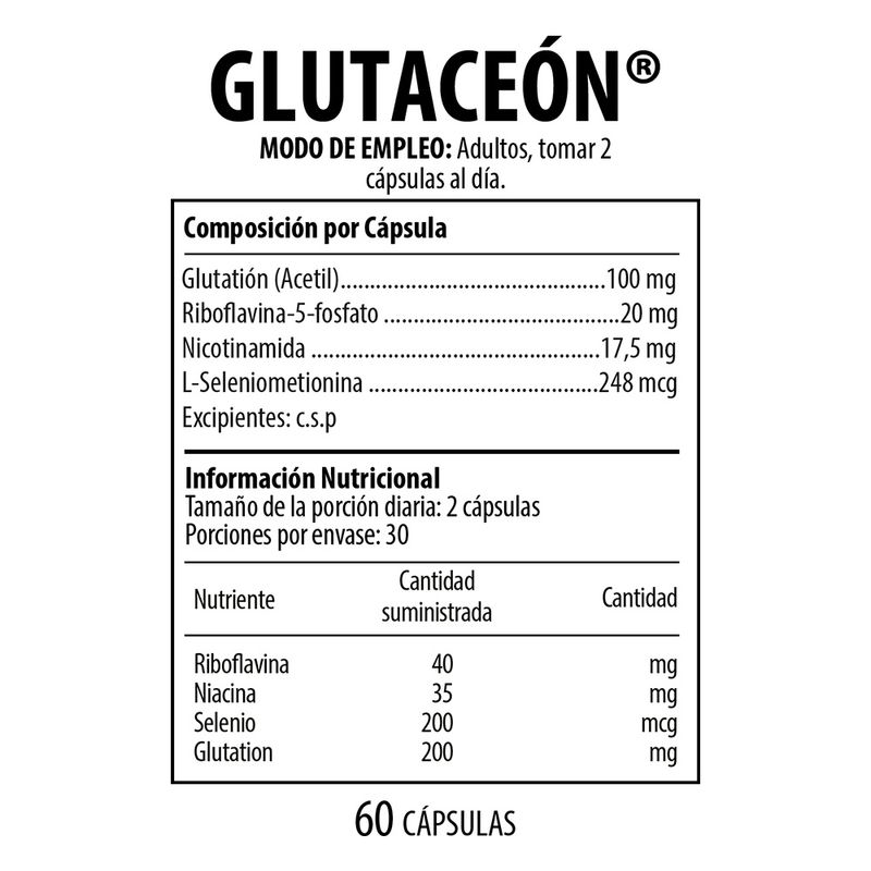 Nutrabiotics Glutaceón Cápsulas