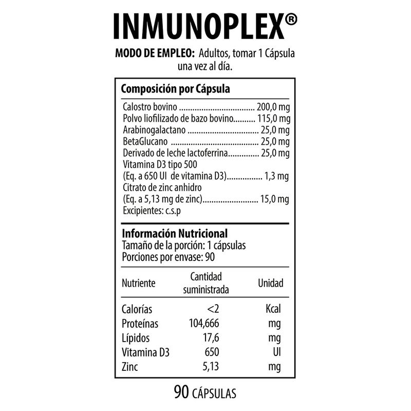 Nutrabiotics Inmunoplex Cápsulas