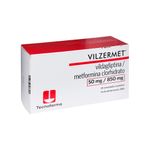 Vilzermet 50 mg + 850 mg Comprimidos