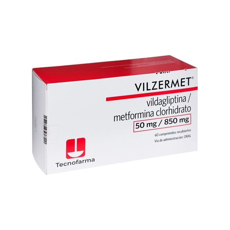 Vilzermet 50 mg + 850 mg Comprimidos