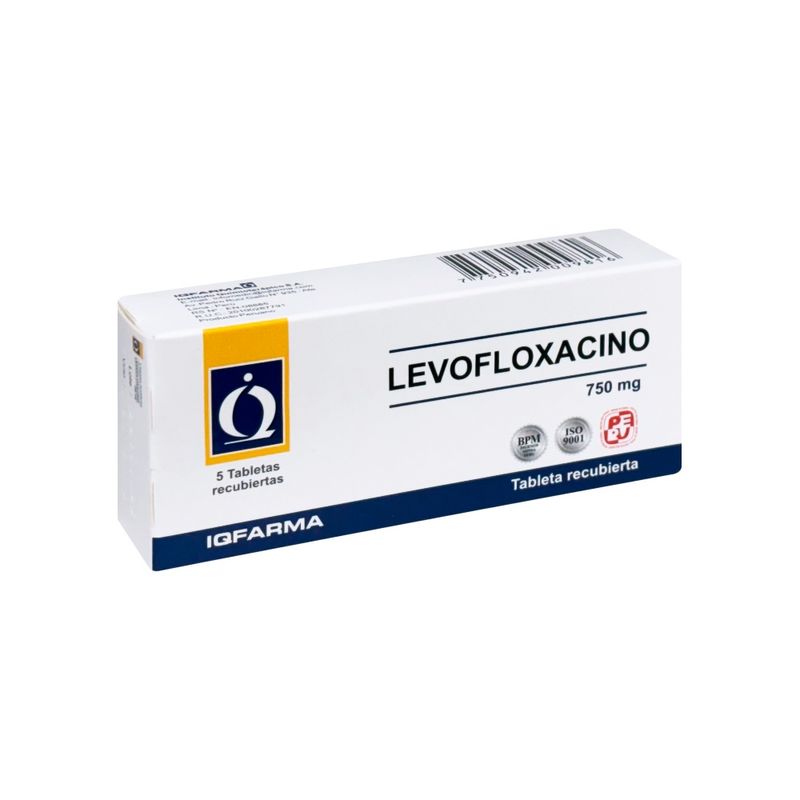 Levofloxacino 750 mg IQ Tabletas Recubiertas