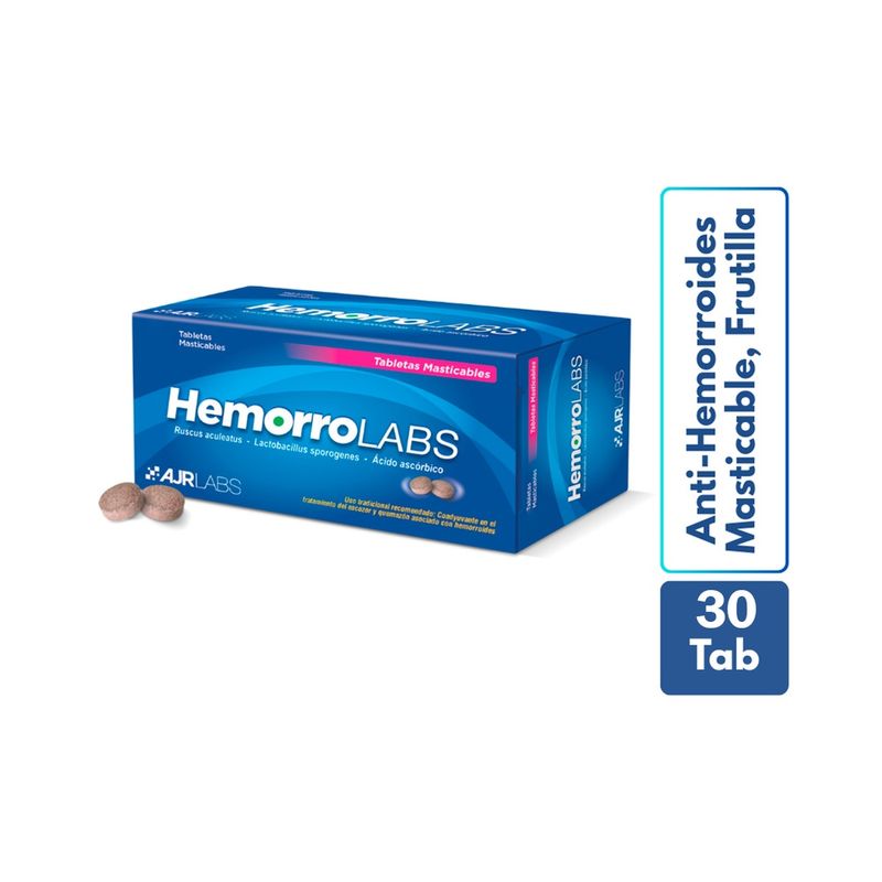 Hemorrolabs Tabletas Masticables