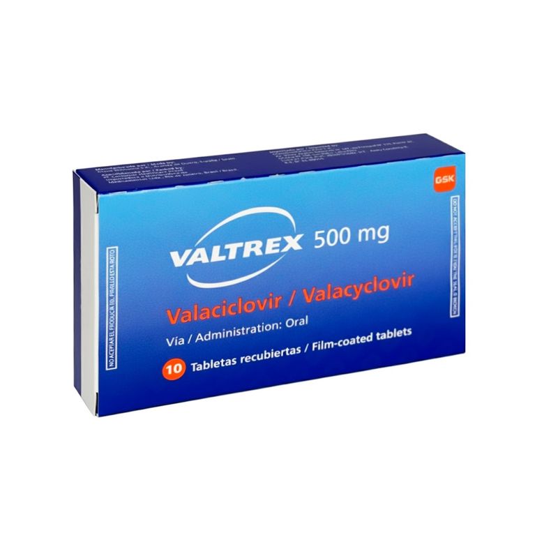 Valtrex 500 mg Tabletas Recubiertas