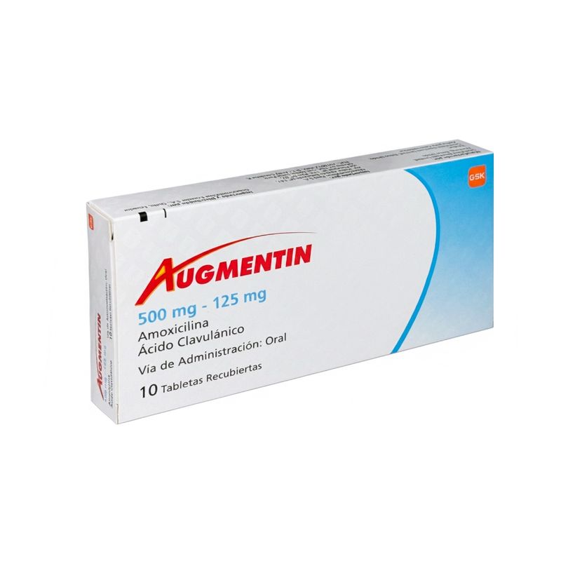Augmentin 500 mg + 125 mg Tabletas Recubiertas