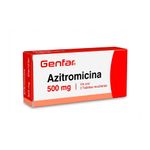Azitromicina 500 mg GF Tabletas Recubiertas