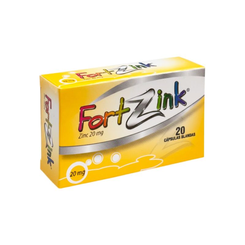 Fortzink 20 mg Cápsulas Blandas