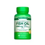 Nature's Truth Fish Oil Natural 2000 mg Cápsulas Blandas