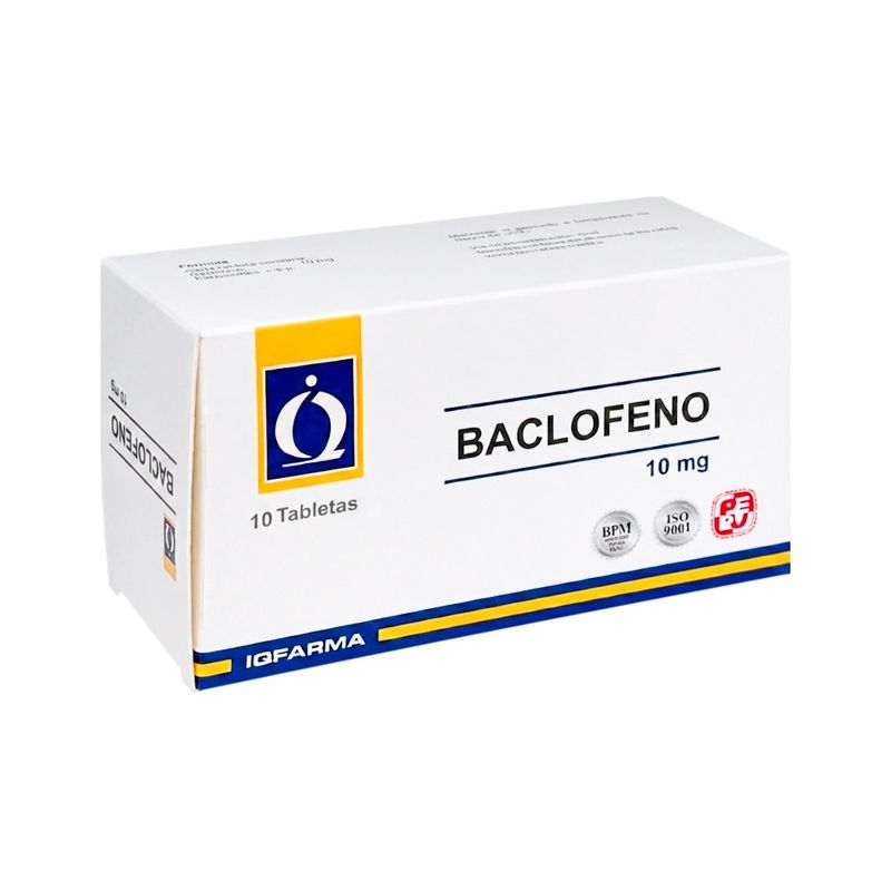 Baclofeno 10 mg IQ Tabletas
