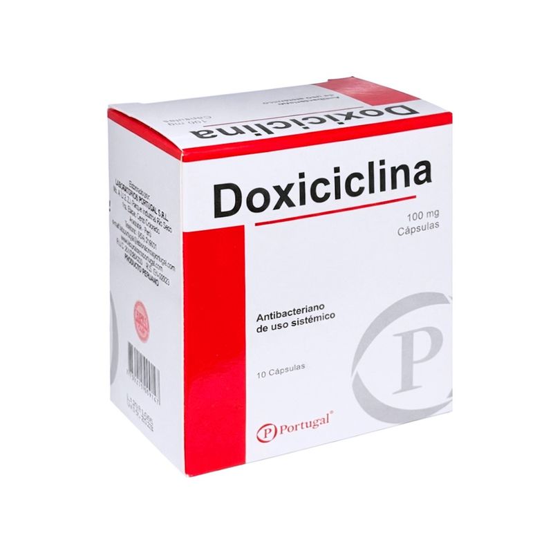 Doxiciclina 100 mg PT Cápsulas