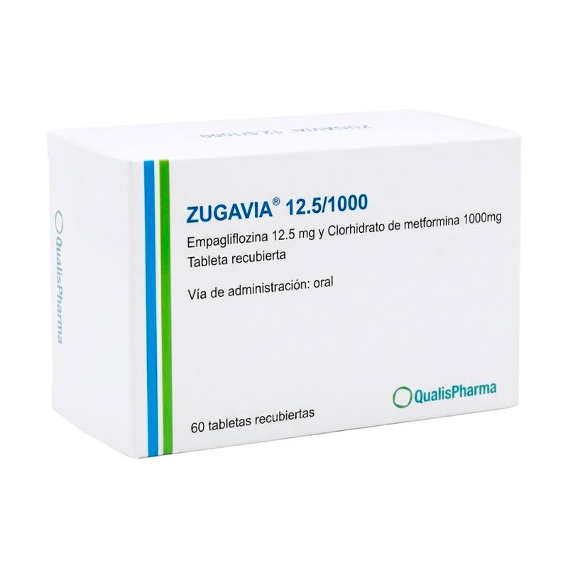 Zugavia 12.5 mg + 1 000 mg Tabletas Recubiertas