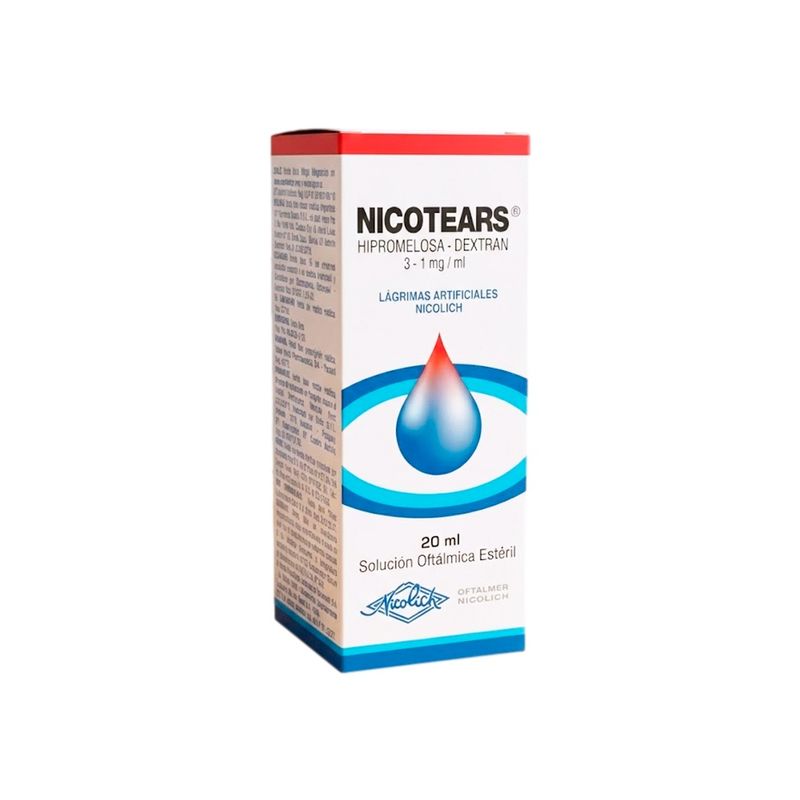 Nicotears 3 mg + 1 mg/ml Solución Oftálmica