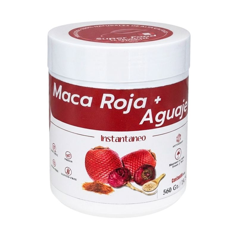 La Naturaleza y tu Salud Maca Roja + Aguaje Instantáneo