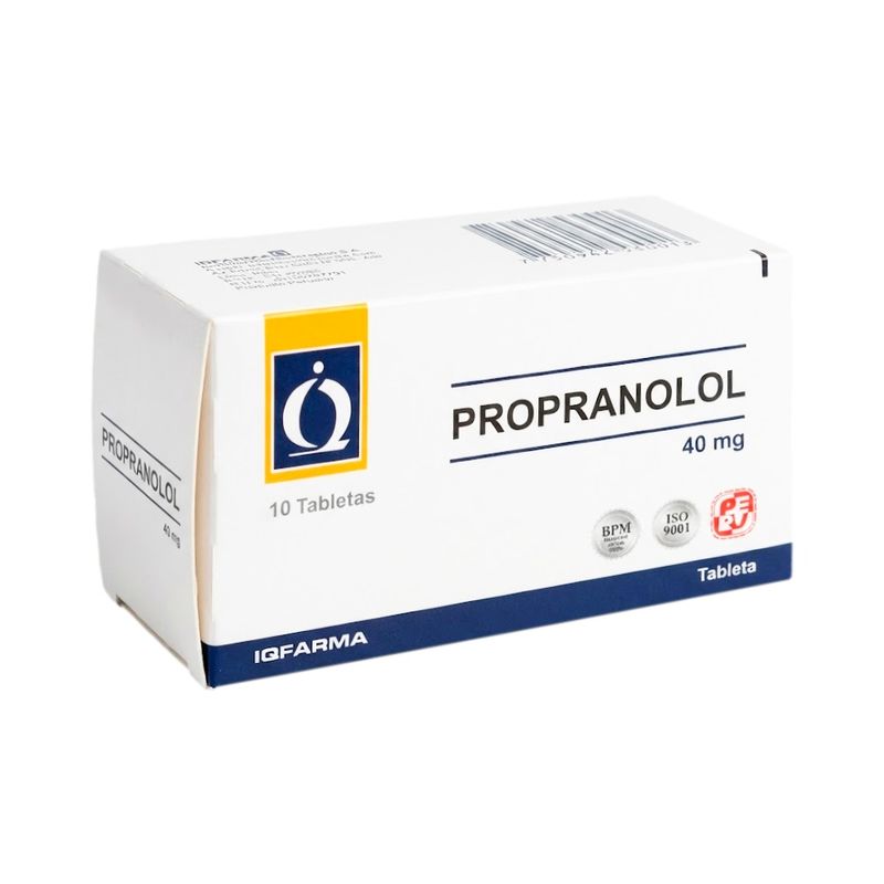 Propranolol 40 mg IQ Tabletas