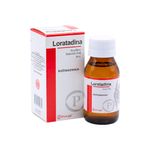 Loratadina 5 mg/5 ml PT Solución Oral