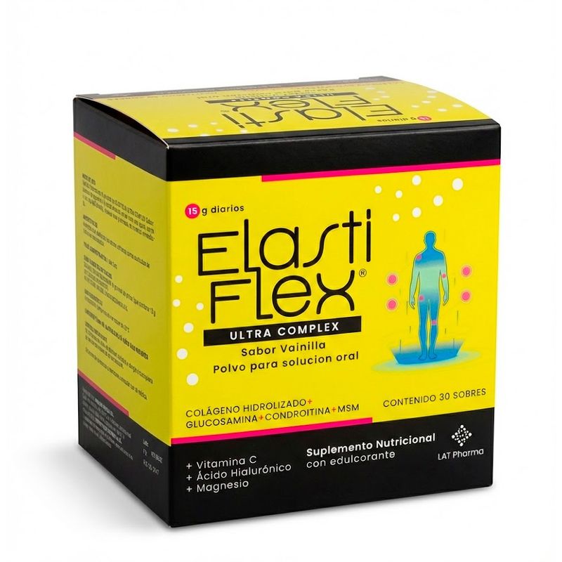 Elastiflex Ultra Complex Polvo para Solución Oral Sabor Vainilla